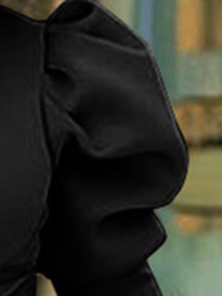Bodycon Above Knee Asymmetrisk Mid Waist Pullover Klänning