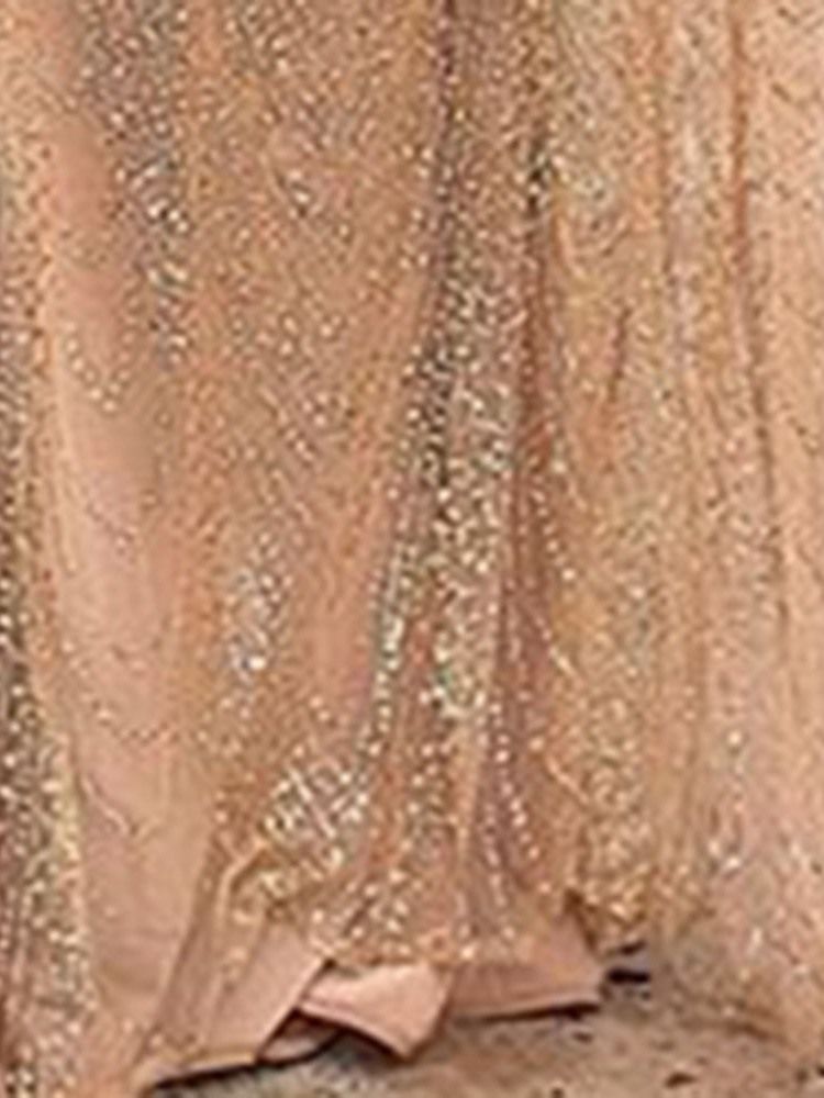 Golvlång Off Shoulder Split Plain Bodycon Klänning
