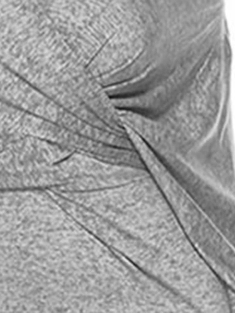 Knälång Veckad Halvärm Pullover Bodycon Klänning