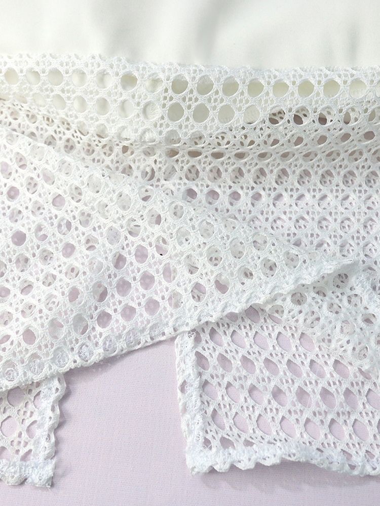 Långärmad Rundhalsad Hollow Bodycon Pullover Klänning