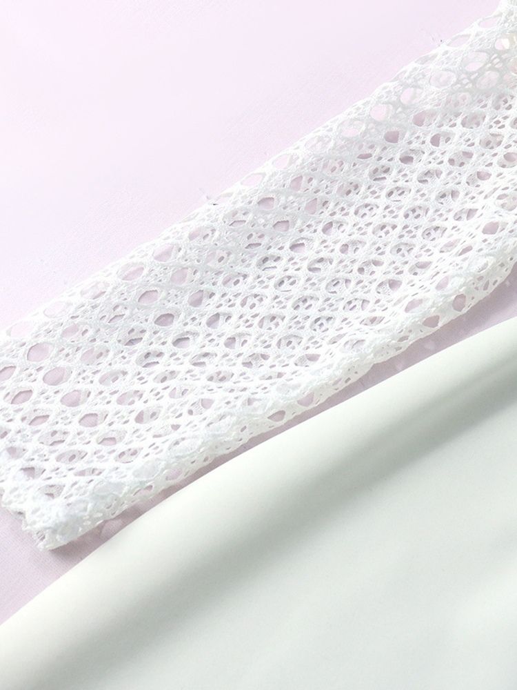 Långärmad Rundhalsad Hollow Bodycon Pullover Klänning