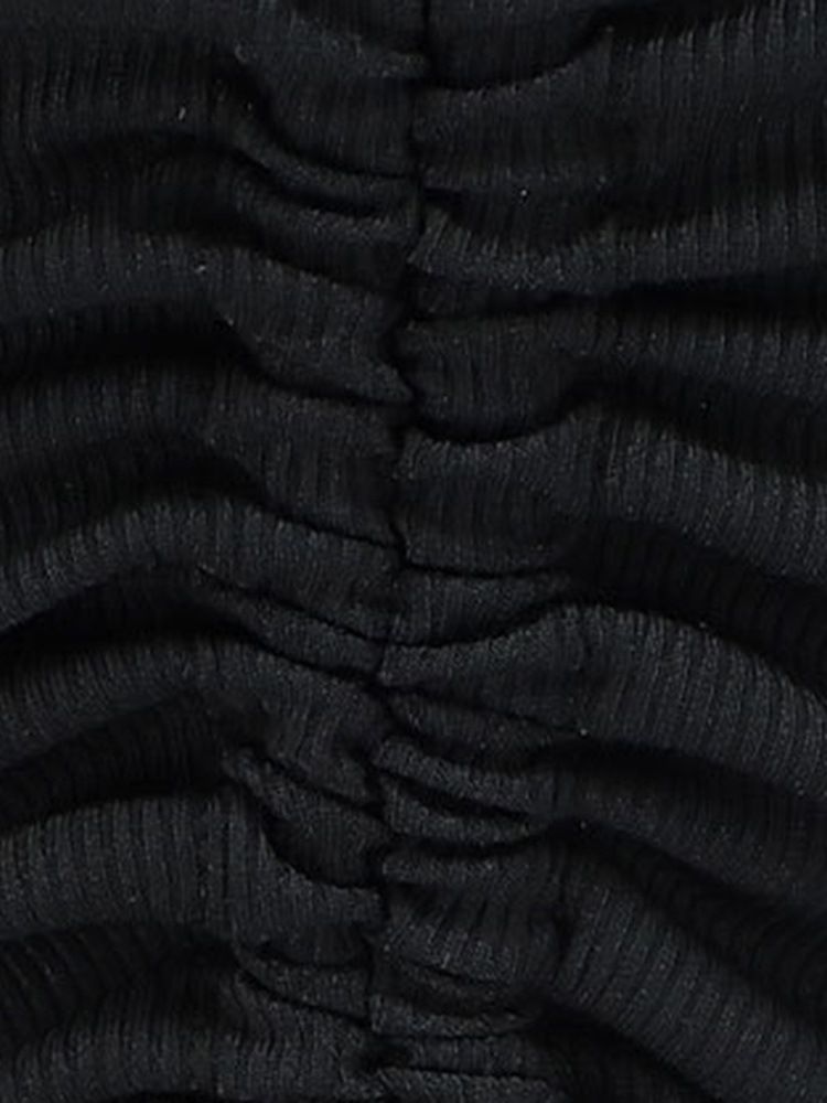 Mid-Calf Off Shoulder Långärmad Pullover Vårklänning