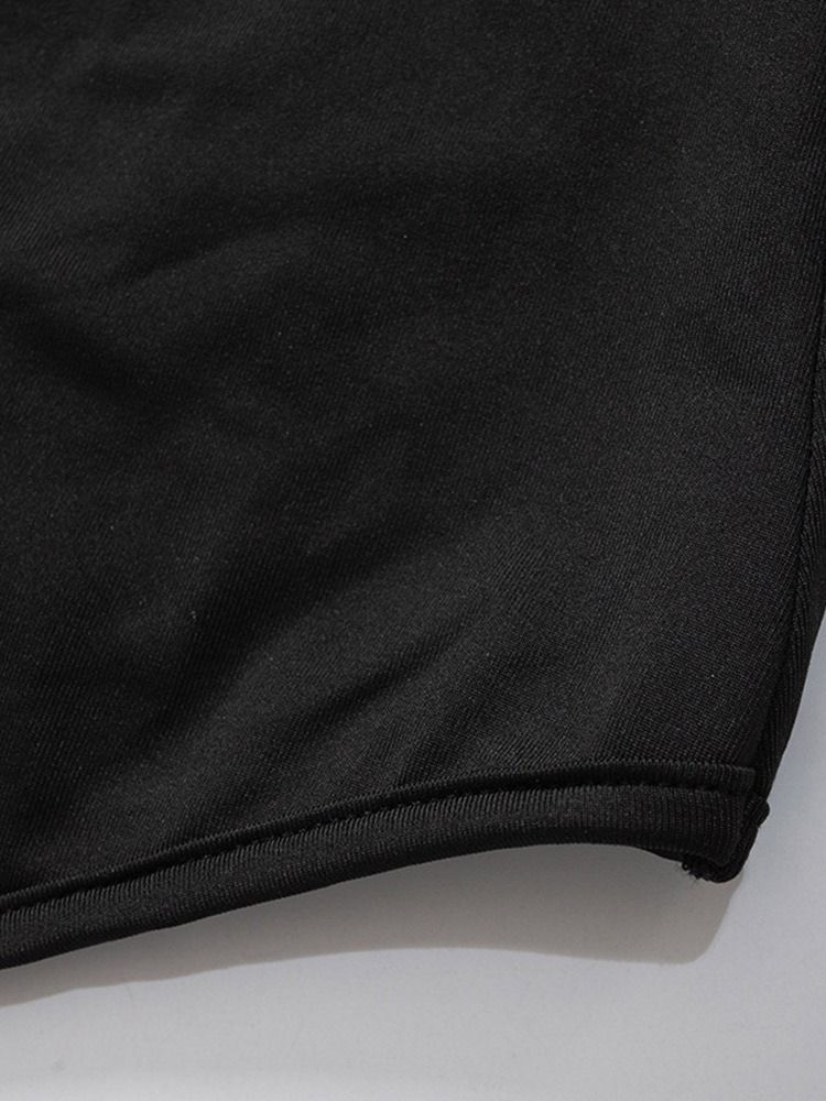 Oblique Collar Ärmlös Asymmetrisk Plain Sommar Bodycon Klänning