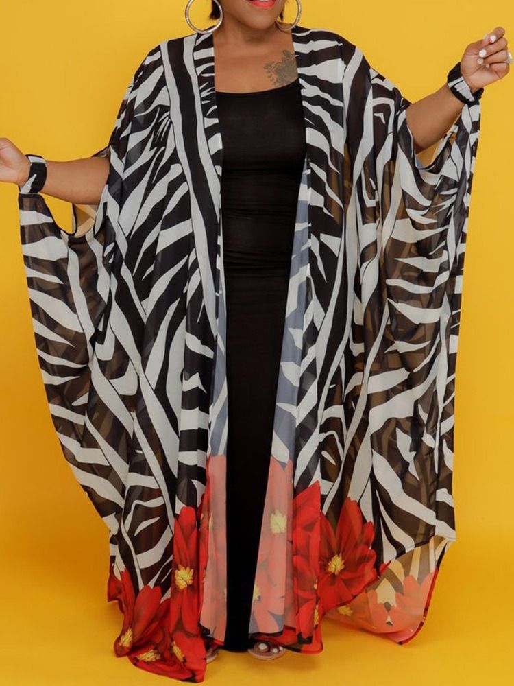 Plisserad Golvlång Ärmlös Tröja Bodycon Klänning Plus Size