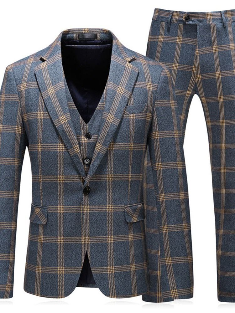 Blazer Button One Button Herrdräkt