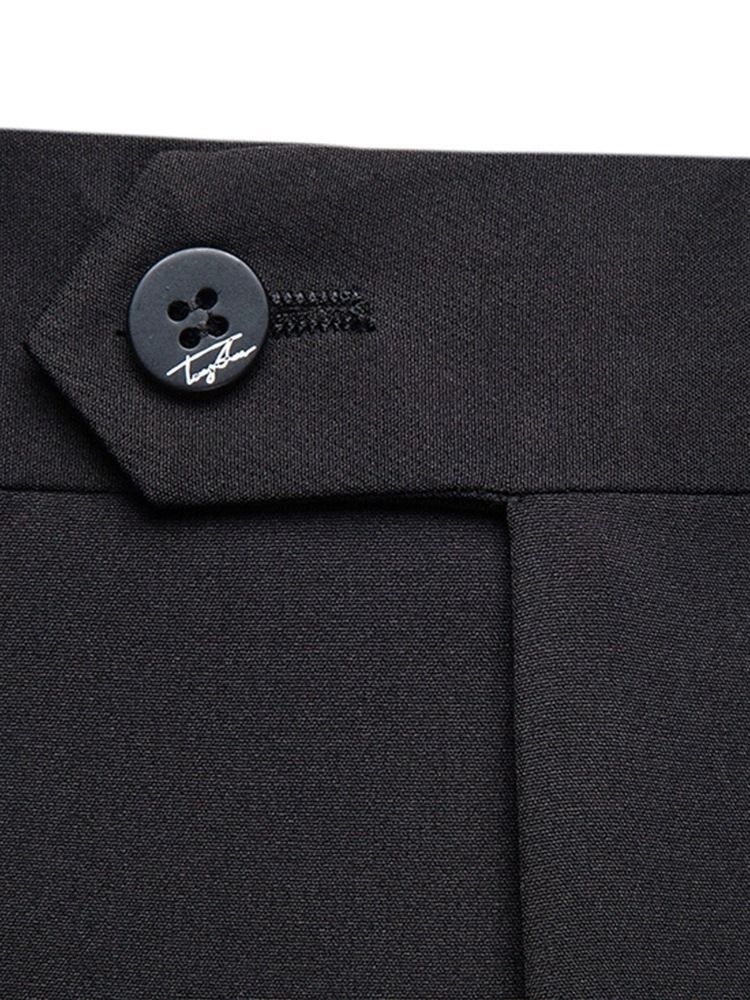 Blazer Single-Breasted Pocket Herr Klänningsdräkter