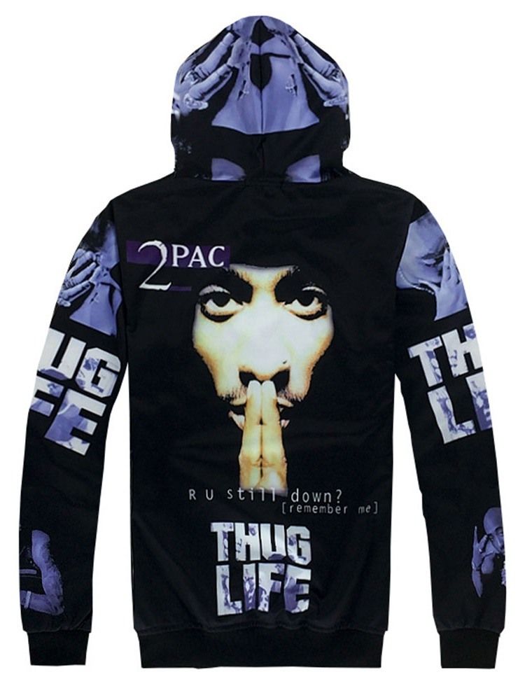 Bokstavstryck Hip Hop Falloutfit