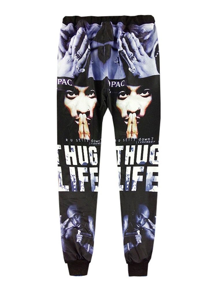 Bokstavstryck Hip Hop Falloutfit