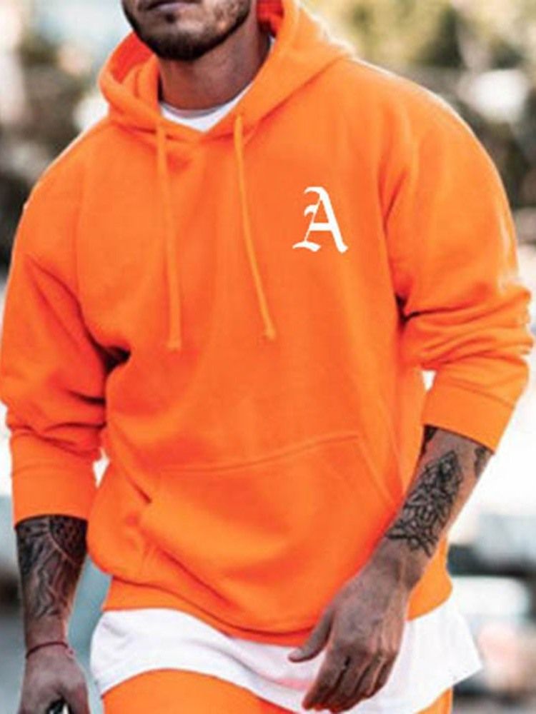 Byxor Bokstav Sport Sommar Herr Outfit