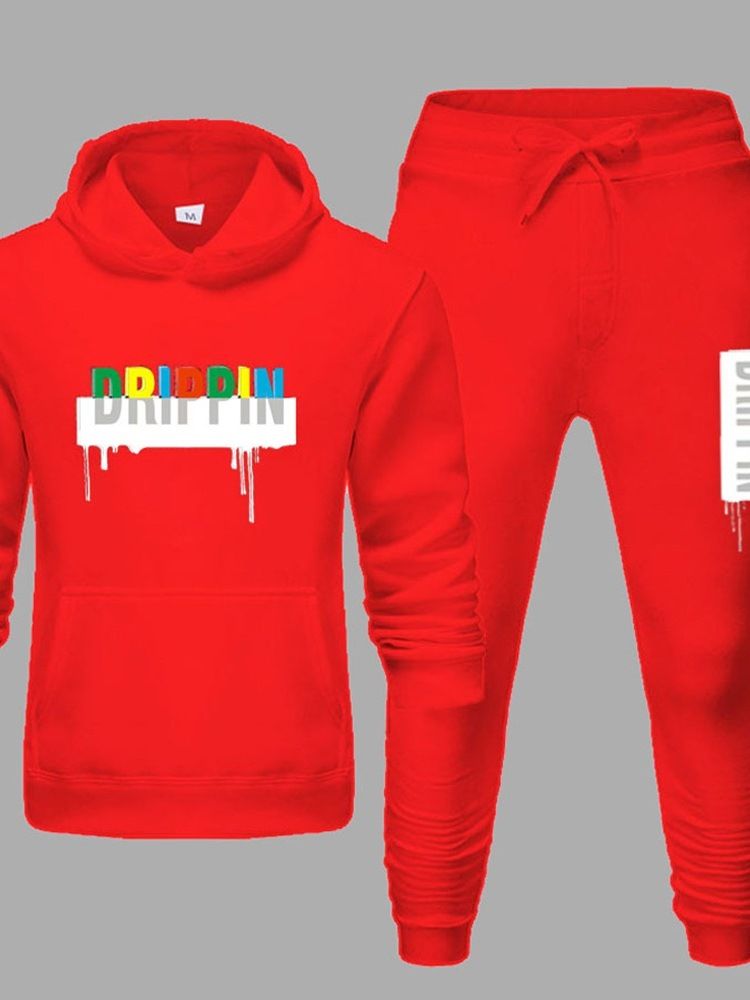 Byxor Casual Letter Fall Casual Outfit