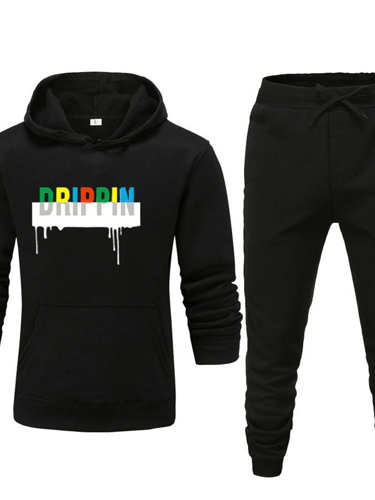 Byxor Casual Letter Fall Casual Outfit