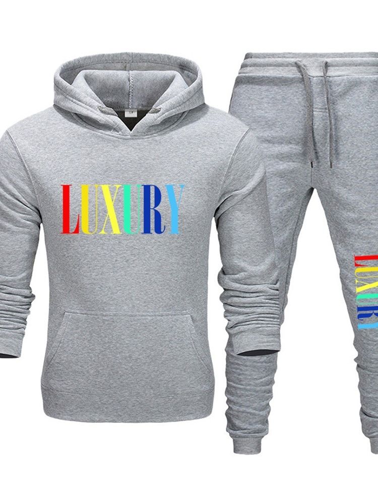 Byxor Casual Letter Fall Outfit