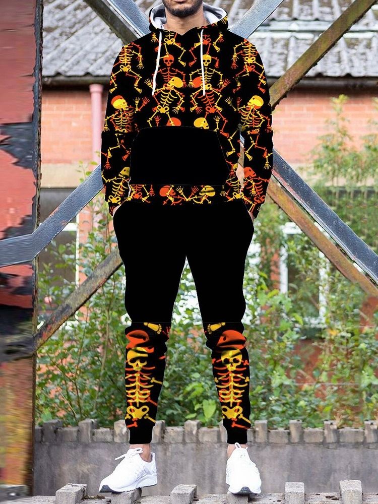 Byxor Casual Print Höstoutfit