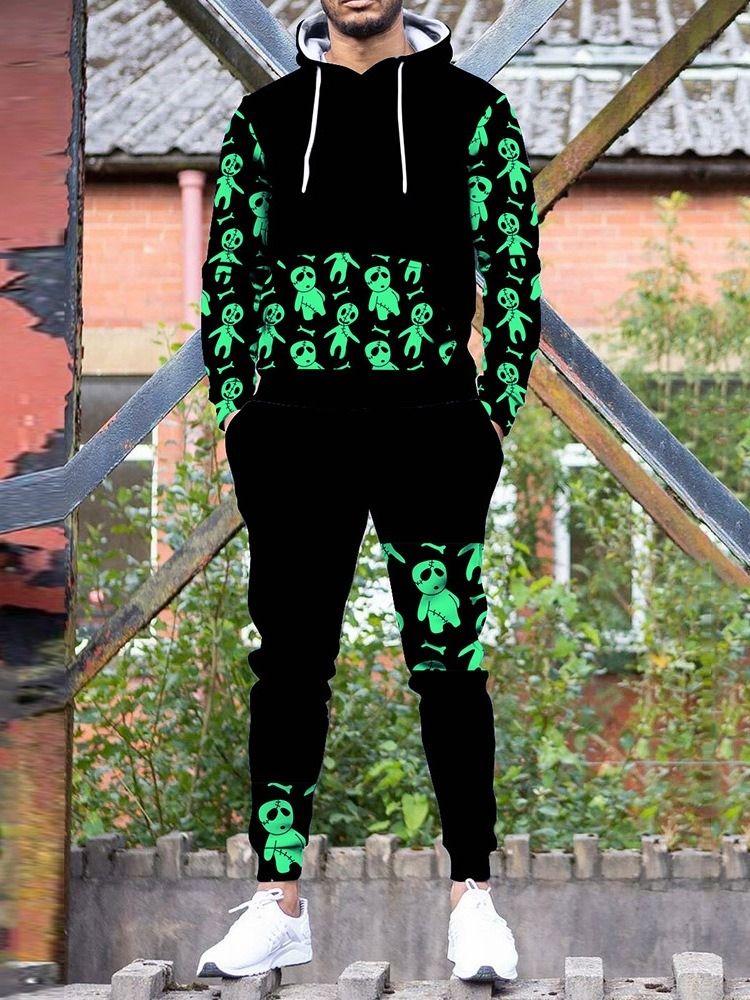 Byxor Casual Print Höstoutfit