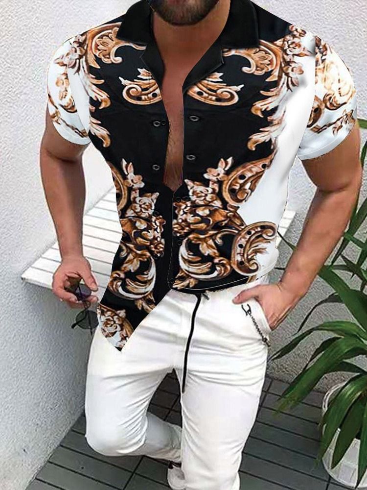 Casual Byxor Knapp Herr Outfit
