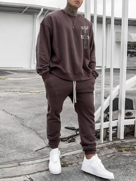 Casual Letter Byxor Herr Outfit