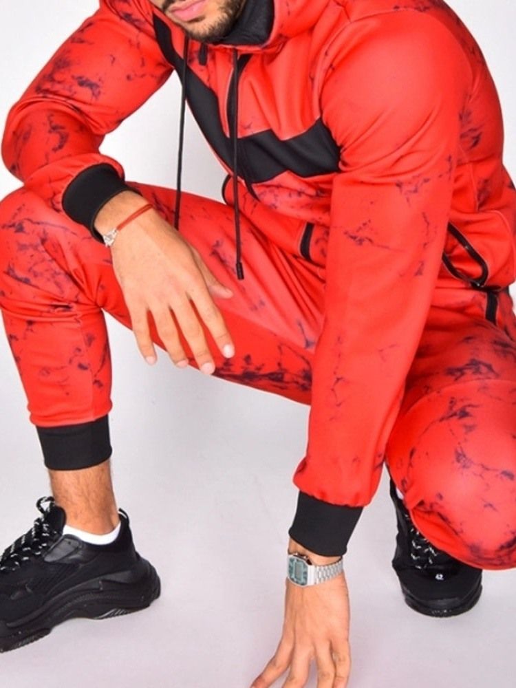 Dragkedja Color Block Fashion Våroutfit
