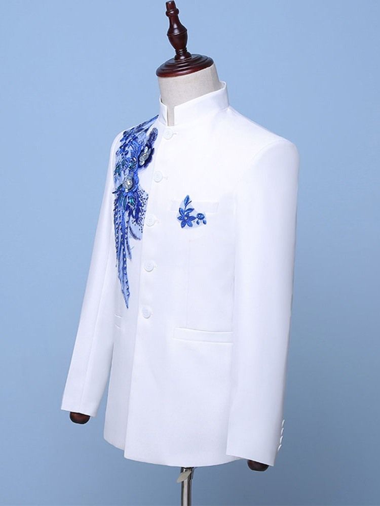 Enkelknäppt Blazer Vintage Klänning