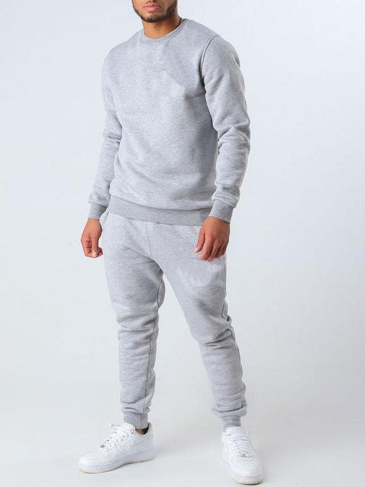 Hoodie Sport Vanlig Höstoutfit