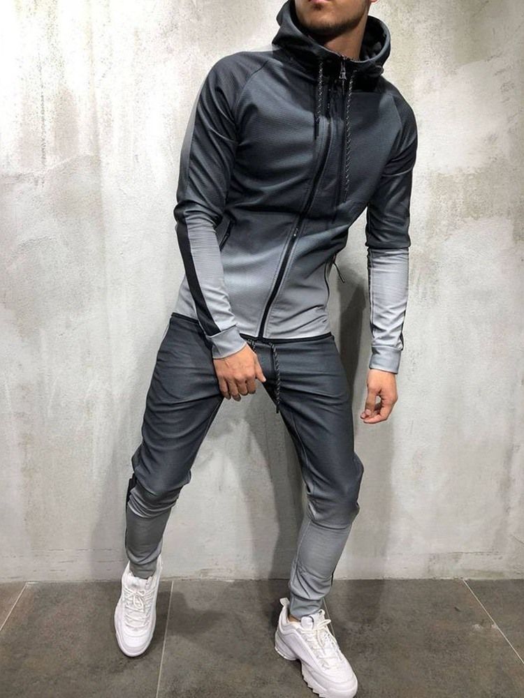 Jacka Med Spetsgradient För Män