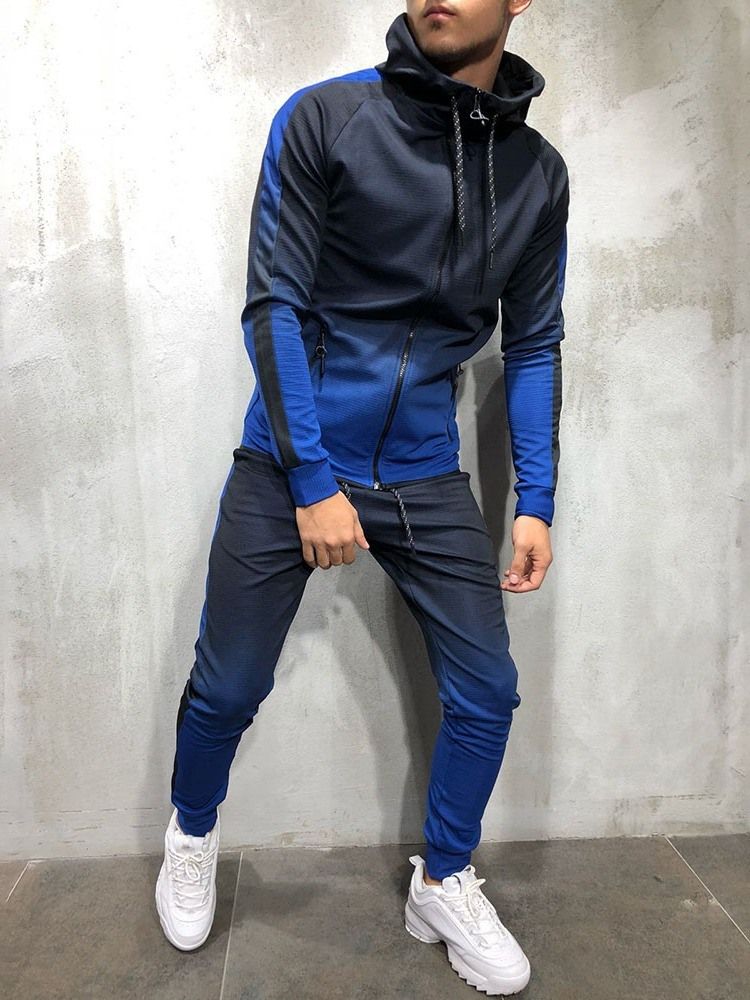 Jacka Med Spetsgradient För Män