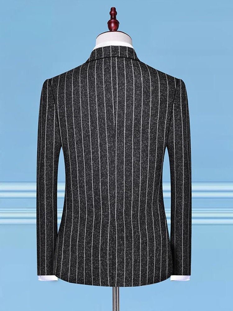 Mode Polyester En Knapp För Män Klänning Kostym