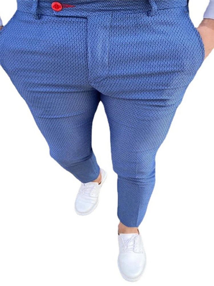 Ol Pocket Full Längd Mid Waist Blazer Byxa