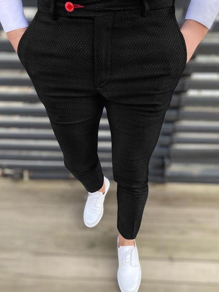 Ol Pocket Full Längd Mid Waist Blazer Byxa