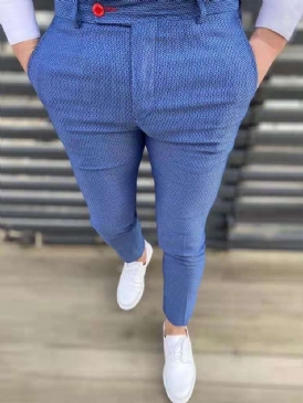 Ol Pocket Full Längd Mid Waist Blazer Byxa