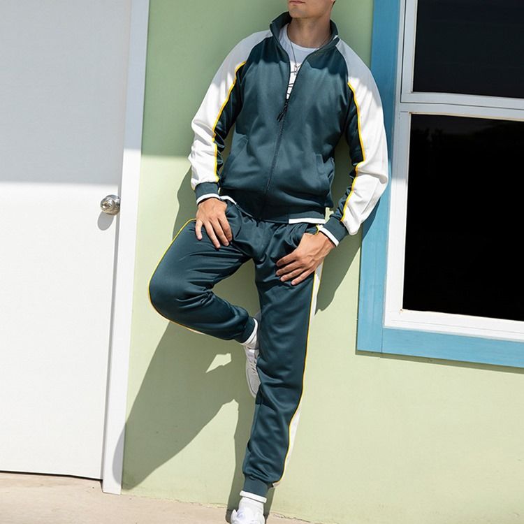Patchwork Byxor Herr Casual Höstoutfit