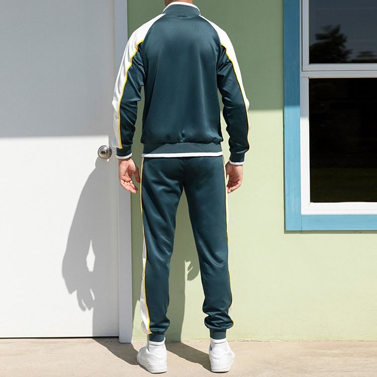 Patchwork Byxor Herr Casual Höstoutfit