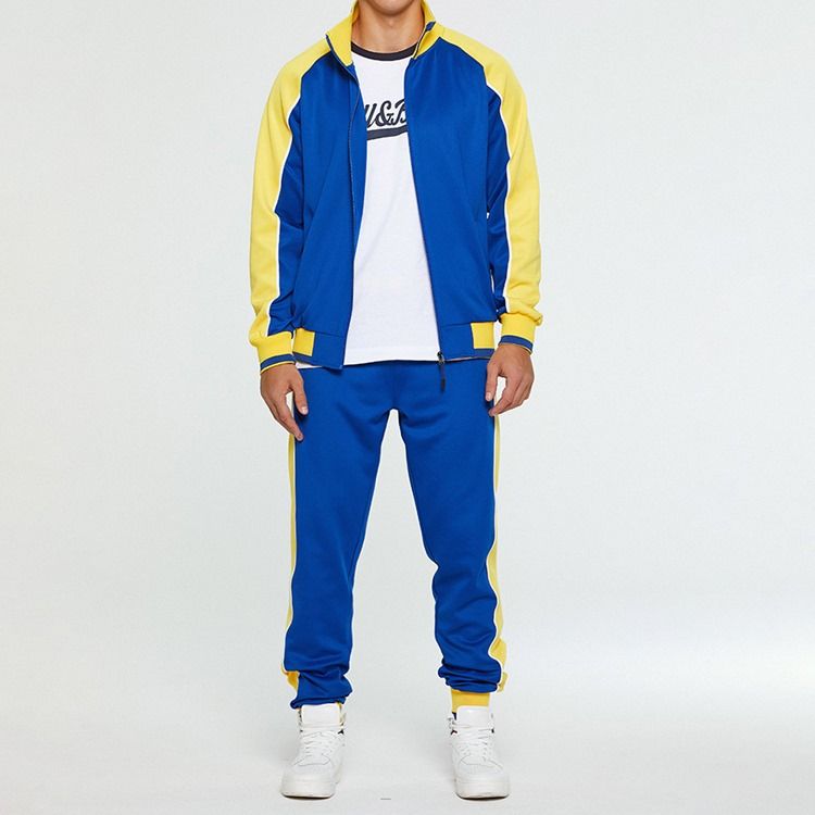 Patchwork Byxor Herr Casual Höstoutfit