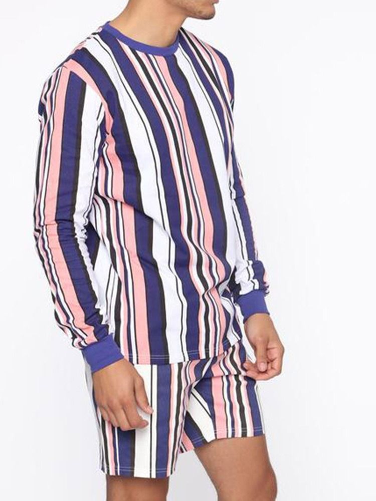 Pocket Pants Stripe Herrkläder