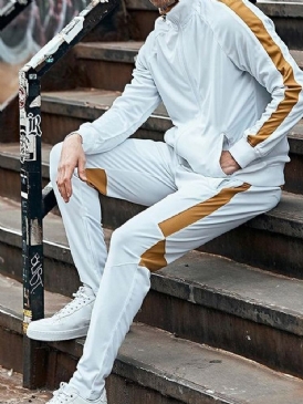 Sport Color Block Hoodie Höst Herrkläder
