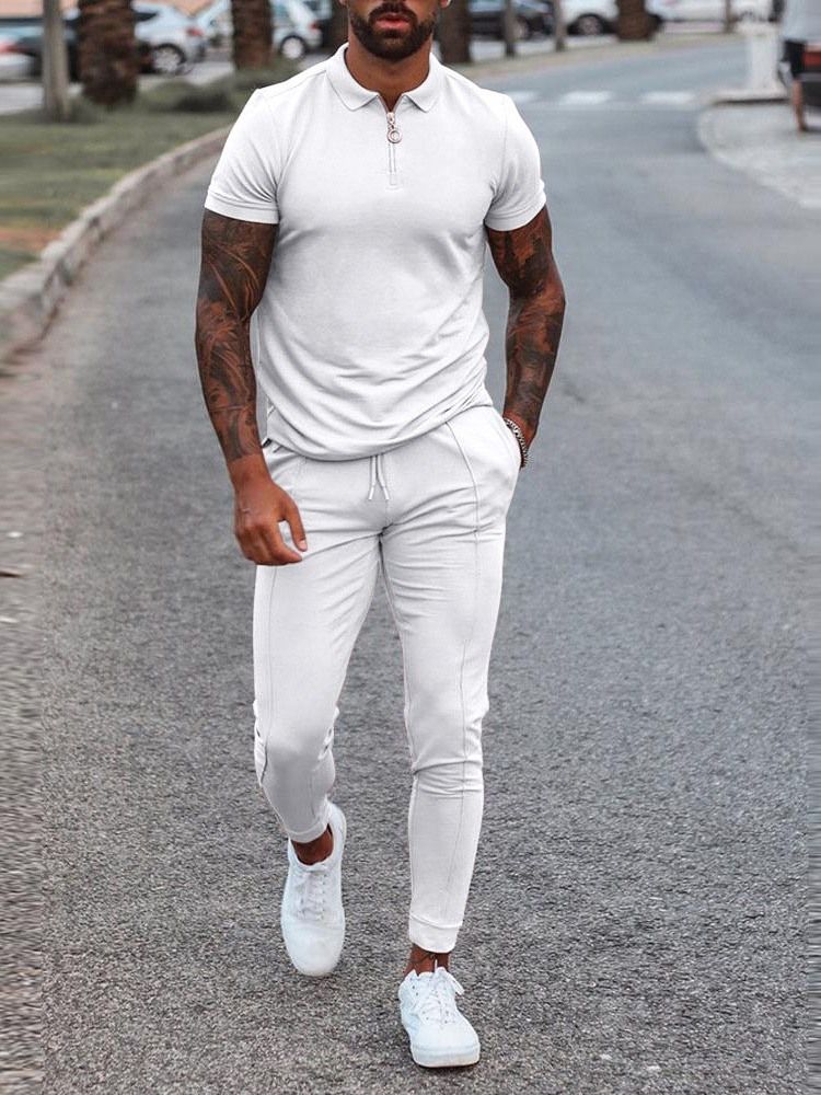 T-Shirt Herr Vanlig Casual Outfit