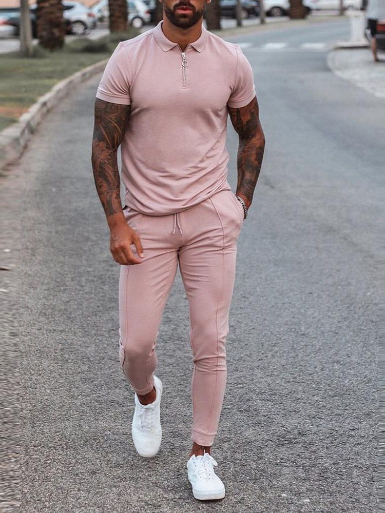 T-Shirt Herr Vanlig Casual Outfit