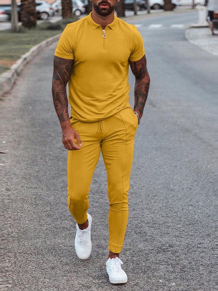T-Shirt Herr Vanlig Casual Outfit