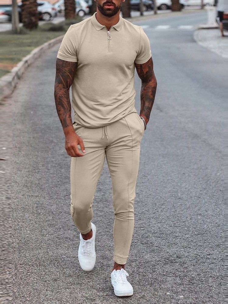 T-Shirt Herr Vanlig Casual Outfit