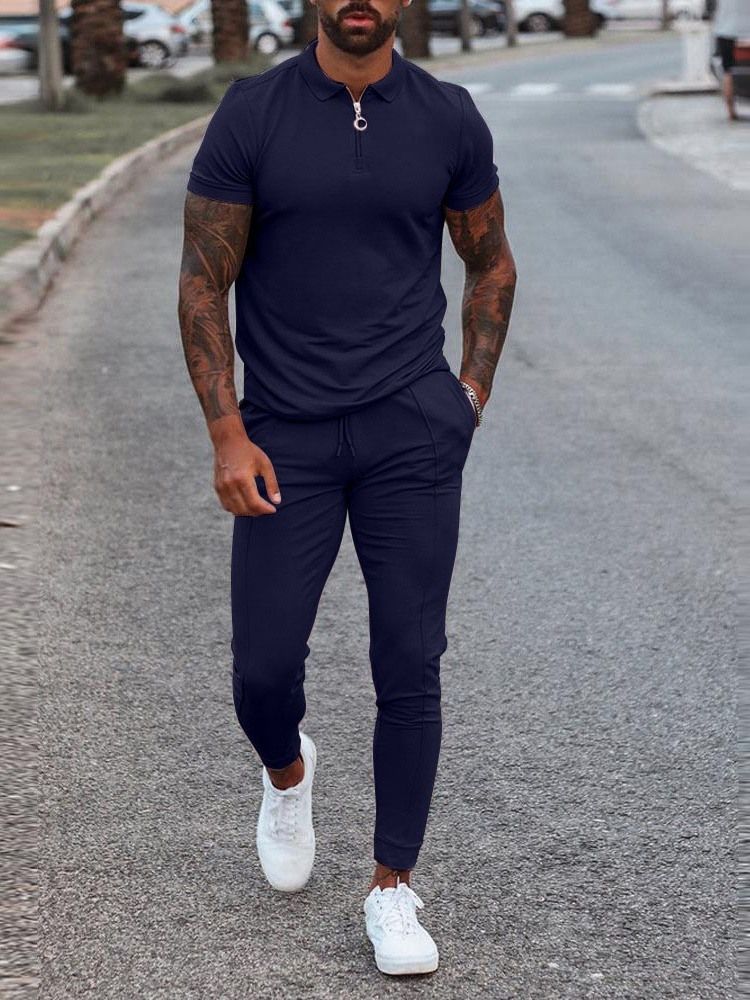 T-Shirt Herr Vanlig Casual Outfit