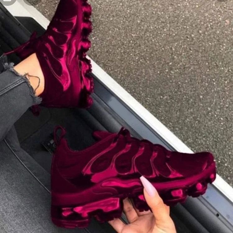 Lågskurna Sneakers För Kvinnor Med Rund Tå