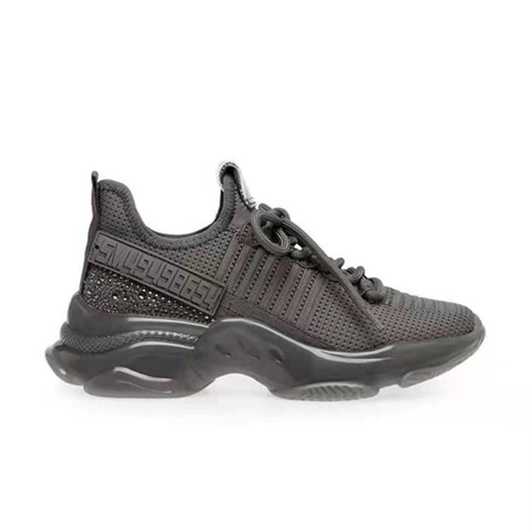 Rund Tå Snörning Utomhus Sneakers Med Snörning