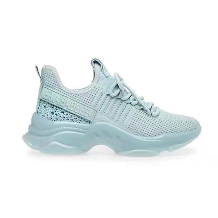Rund Tå Snörning Utomhus Sneakers Med Snörning