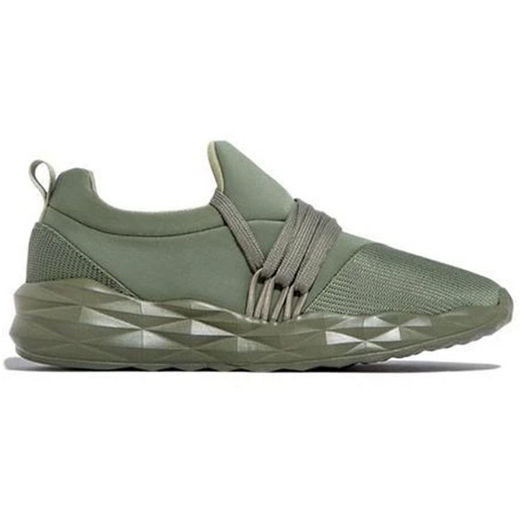 Snörning Slip-On Rund Tå Casual Tunna Skor
