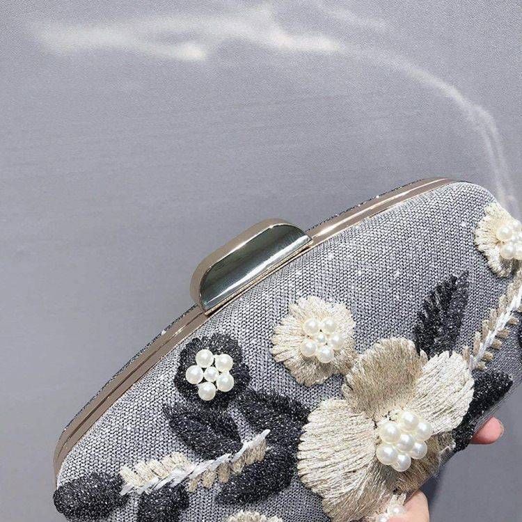 Bankett Rektangulära Kopplingar I Polyester Och Kvällsväskor