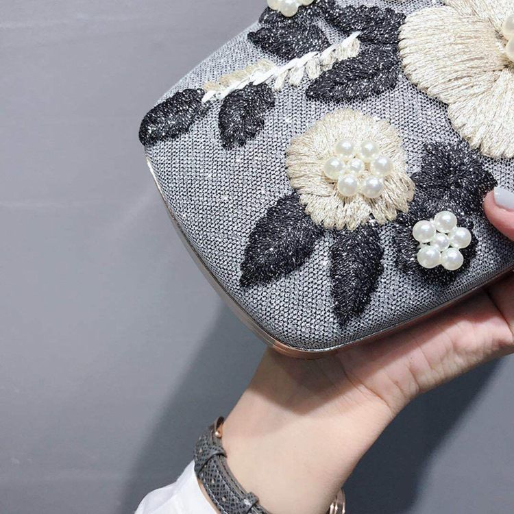 Bankett Rektangulära Kopplingar I Polyester Och Kvällsväskor