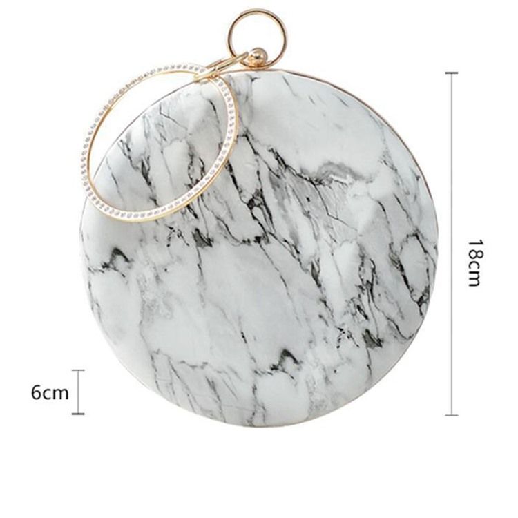 Cirkulära Pu Mångsidiga Clutches & Kvällsväskor