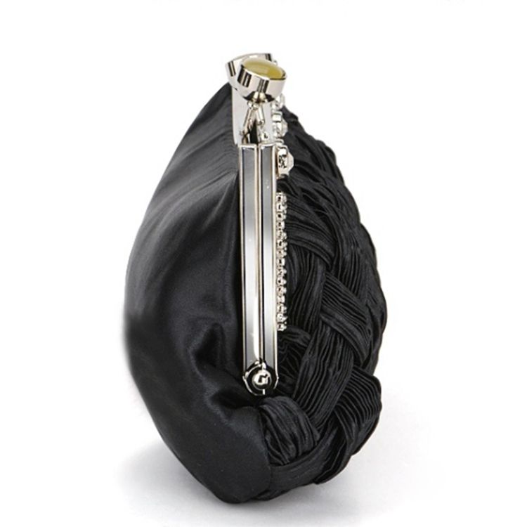 Elegant Satin Rhinestones Handväska För Bröllop Kväll (7 Färger)