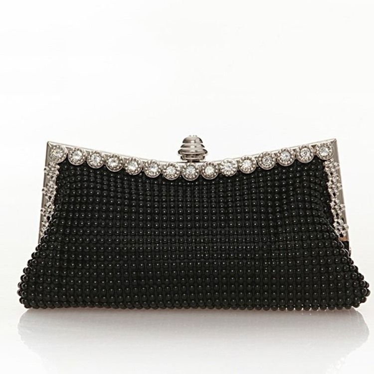 Enkla Rhinestone Bankettkopplingar Och Kvällsväskor