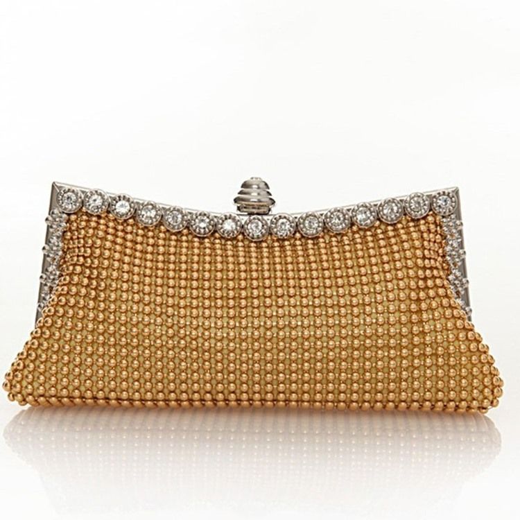 Enkla Rhinestone Bankettkopplingar Och Kvällsväskor