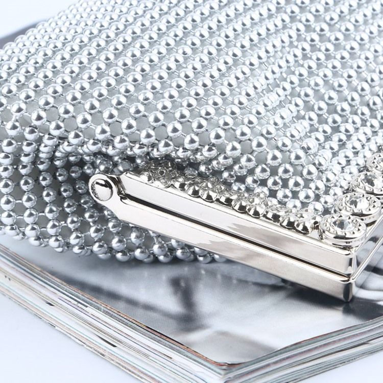 Enkla Rhinestone Bankettkopplingar Och Kvällsväskor